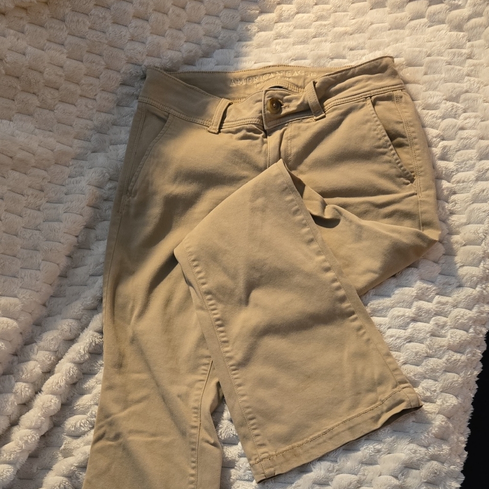 American Eagle Khaki Casual Pants